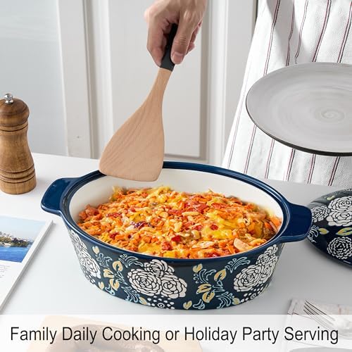 Ceramic Casserole Dish With Lid, Casserole Dishes for Oven, Baking
