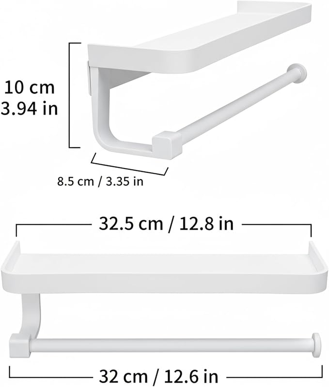 JOOM Hand Towel Holder for Bathroom -Paper Towel Holder Wall Mount - Image 2