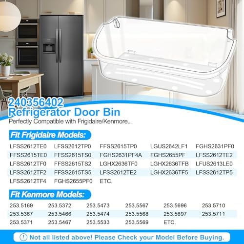 240356402 Refrigerator Door Bin Shelf for Frigidaire Door Shelf