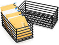 Oudain 2 Pcs Sugar Packet Holders for Coffee Bar, Black