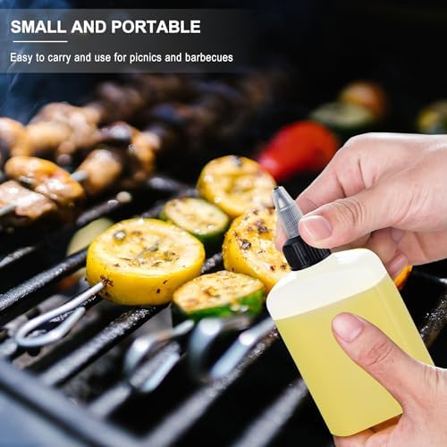 6 Pack Mini Squeeze Bottles for Liquids for Camping Kitchen, Camping