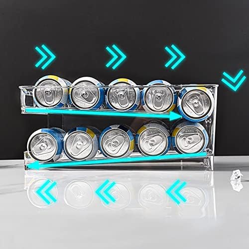 OnDisplay FIFO Auto-Feed Refrigerator Can Organizer, 12 Cans