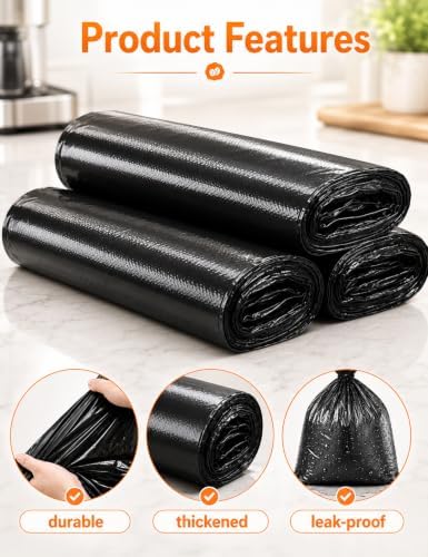 Espresso Knock Box Garbage Bag, 15kg Heavy Duty Thick Bin Liners for
