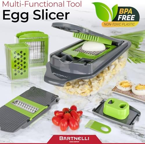 Bartnelli 15-Piece Vegetable Chopper and Food Slicer