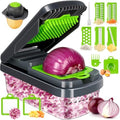 Yusshn Vegetable Chopper, 12-in-1 Food Veggie Chopper Cutter with Container