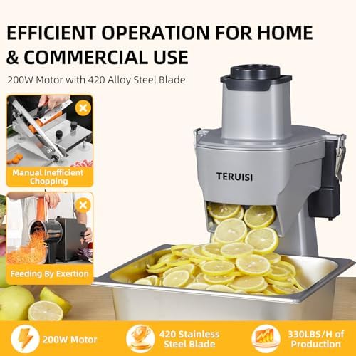 4-In-1 Electric Vegetable Chopper, 200W