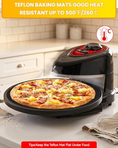 5PCS Reusable Pizza Oven Liner Mats Compatible with Presto 03430