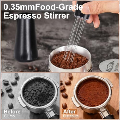 BestYiJo 51mm Espresso Accessories Kit - 4-Piece Stainless Steel