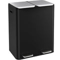 ComfyCorner 16 Gal Dual Trash Can, Stainless Steel Kitchen Garbage Bin by ComfyCorner