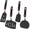 Silicone Spatula Turner Set of 4, Wiztoynia 600°F Heat Resistant Cooking by Wiztoynia