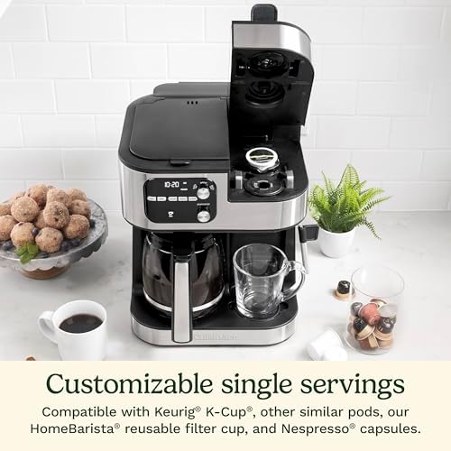Cuisinart Coffee Center Barista Bar 4-in-1 Coffee Maker, Black
