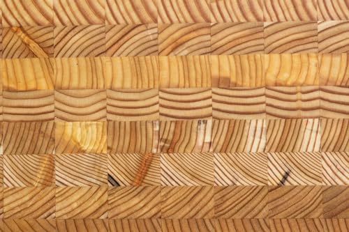 Larch Wood Canada End Grain Cutting Board, 21-5/8 x 13 Inches