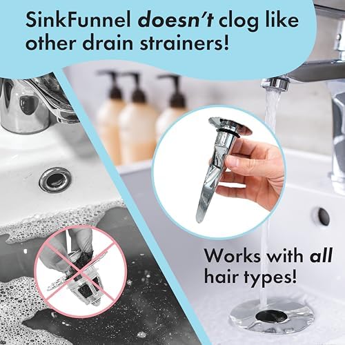 SinkFunnel Bundle with Chrome Plated SinkFunnel and Chome Drain