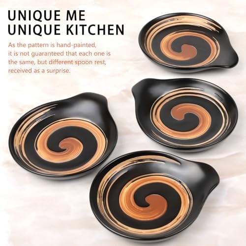VanlonPro Ceramic Spoon Rest, 5 Inch Spoon Holder for Stove Top