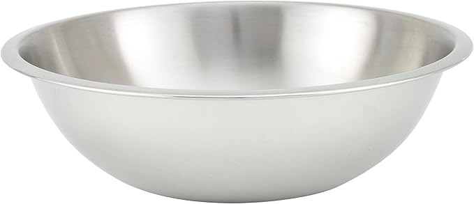 Winco Heavy-Duty Mixing Bowl, Stainless Steel by Fonteme