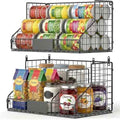 2 Pack Pantry Organizers and Storage Shelf Canned Food Organizer