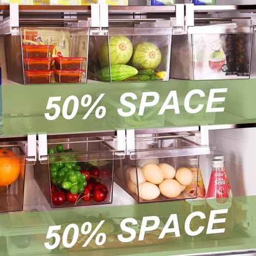 Yatmung 2 Pack Extra-Large Deli Drawer Organizers