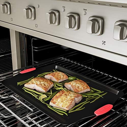 Baking Pans - 3-Piece Nonstick Cookie Sheets or Jelly Roll Cake Pan
