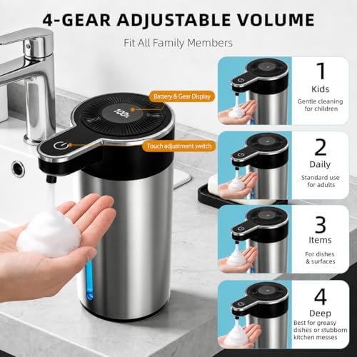 Touchless Automatic Foaming Soap Dispenser for Bathroom