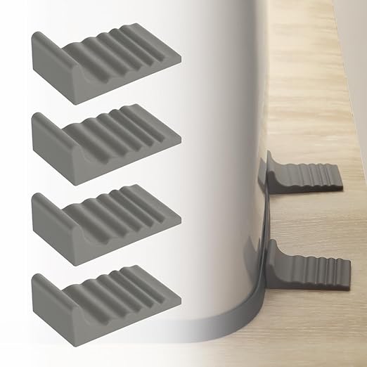 LANMU Trash Can Wall Protector and Stop Moving Backward, Wall Spacer Garbage Bin by LANMU