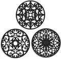 ME.FAN Trivets for Dishes/Pots/Pans, 3 Pcs Silicone Mats