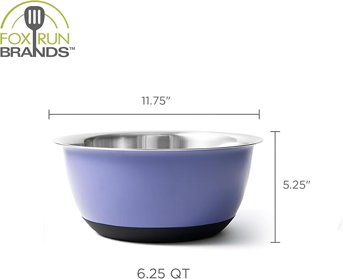 Fox Run Stainless Steel Mixing Bowl, 6.25 Quart - Image 7
