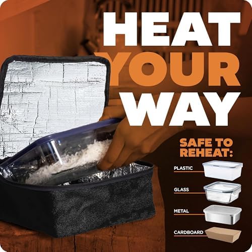 HOTLOGIC Mini Heated Lunch Box, 120V (Black)