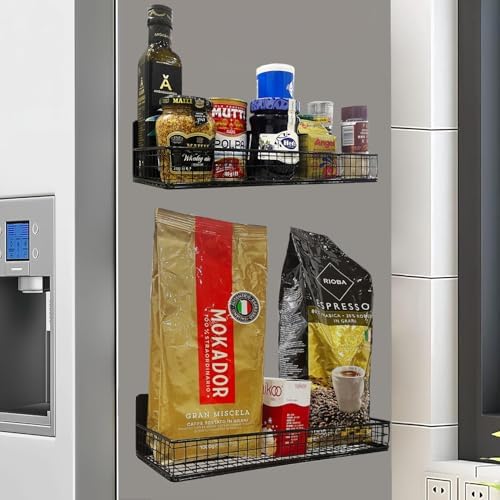 Bruda 2 Pack Large Magnetic Spice Rack Organizer