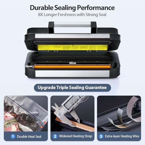 95kPa Precision Vacuum Sealer, Dry/Moist Modes