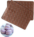 Silicone Macaron Baking Mats, 2 Non-Stick Silicone Baking Mats, Food