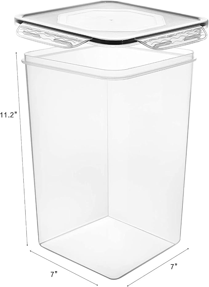 M MCIRCO Extra Large 7qt / 6.5L/220oz Tall Food Storage Containers, WIDE & DEEP - Image 3