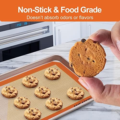 Silicone Baking Mat Sheets Set, Easy Clean &Non-Stick Food Grade