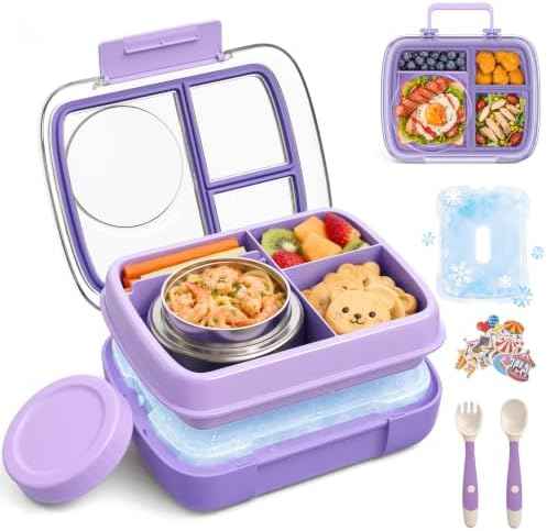Bento Lunch Box with 9oz Stainless Steel Food Jar