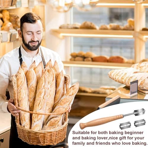 Bread Lame Slashing Tool Set Durable Stainless Steel Bread Baking