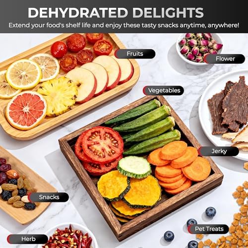 Rosewill Food Dehydrator, 8 Stainless Steel Trays, 400W