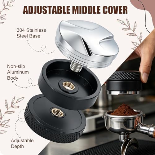 Espresso Accessories Kit, 51mm Coffee Tamper, 28PCS
