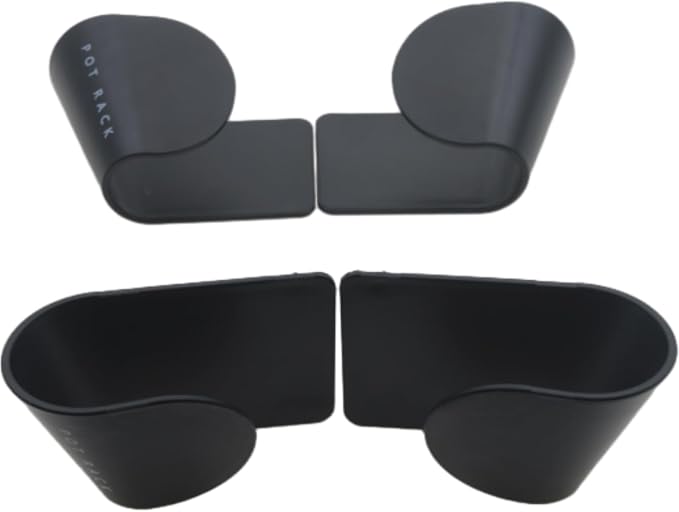 4 Pairs Pot and Pan Lid Holder Self Adhesive Wall Mount Storage Organizer Pot - Image 4