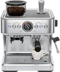 Chefman Crema Supreme 15 Bar Espresso Machine, Stainless Steel