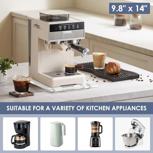 Acrylic Appliance Slider for Coffee Maker, 9.8" x 14"