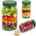 Leakproof The Original Salad Pod Container with Side Opening Lid