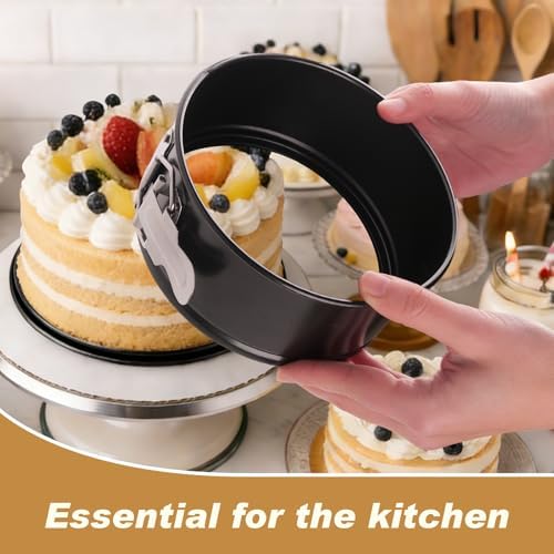 6 Pack 6 Inch Springform Pan for Baking, Nonstick Carbon Steel