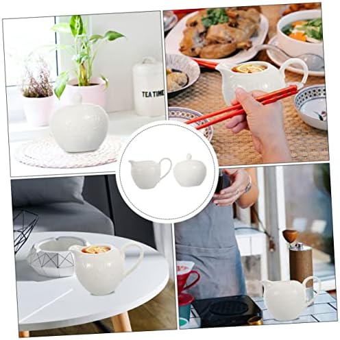 2 Pcs Milk Jug Sugar Bowl Set Candy Container Household Tool Set