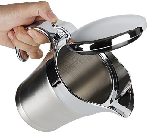 Double Insulated Gravy Boat, 26oz Stainless Steel Sauce Jug with