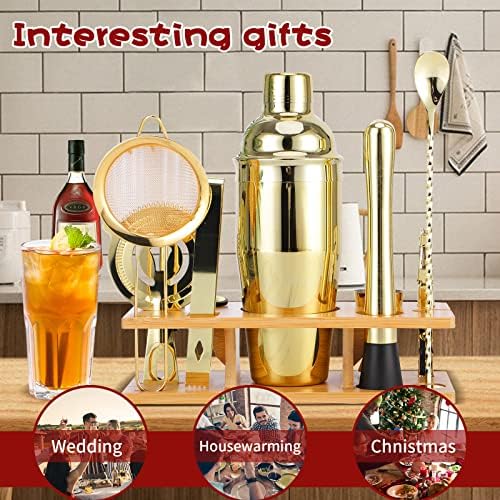 Cocktail Shaker Set Drink Shakers Bar Cart Accessories