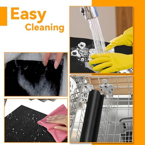 4 Pack Reusable Crumb Tray Liners for Ninja French Door Air Fry Oven