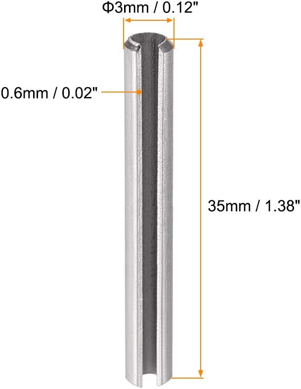 uxcell Slotted Spring Pin - Image 2