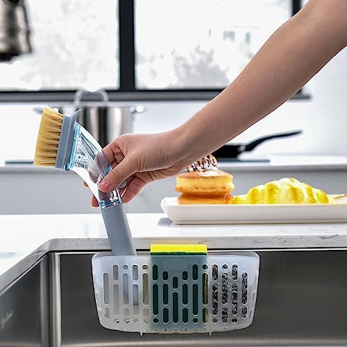 In Sink Caddy for Drying Kitchen Sponge, Transparent
