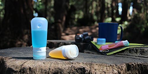 humangear GoToob Refillable Silicone Travel Size Bottles with Locking