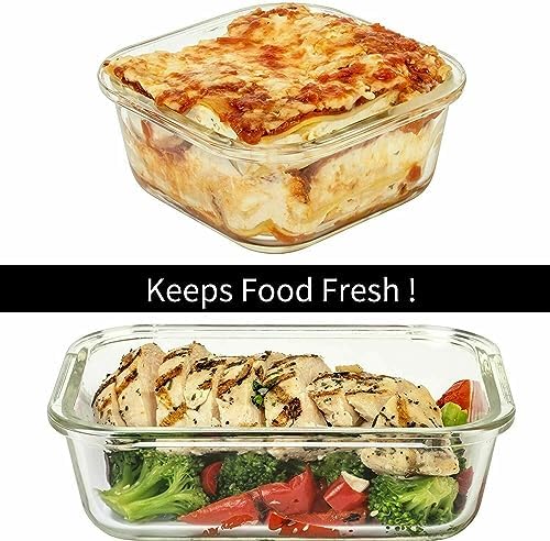 Razab 24 Pc Airtight Glass Food Storage Containers with Lids