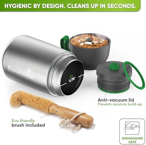 Blockhütte Food Thermo for Adults - 24 oz | Wide Mouth Thermo for Soup